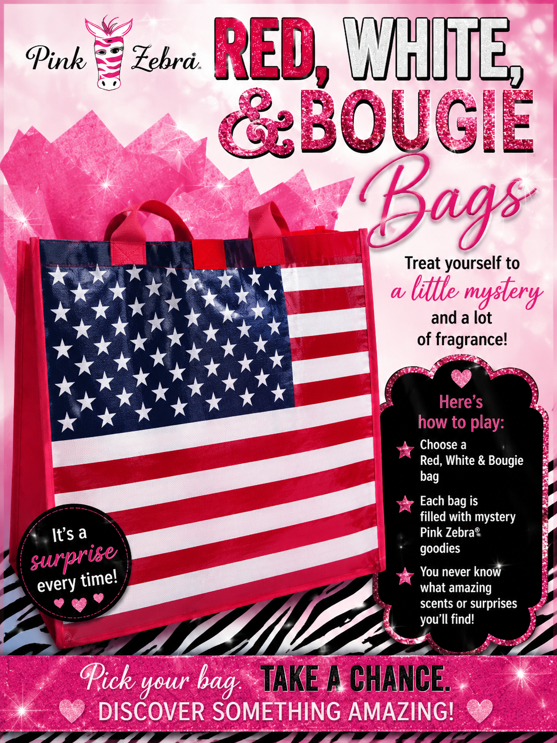 Red, White, & Boujie Bags
