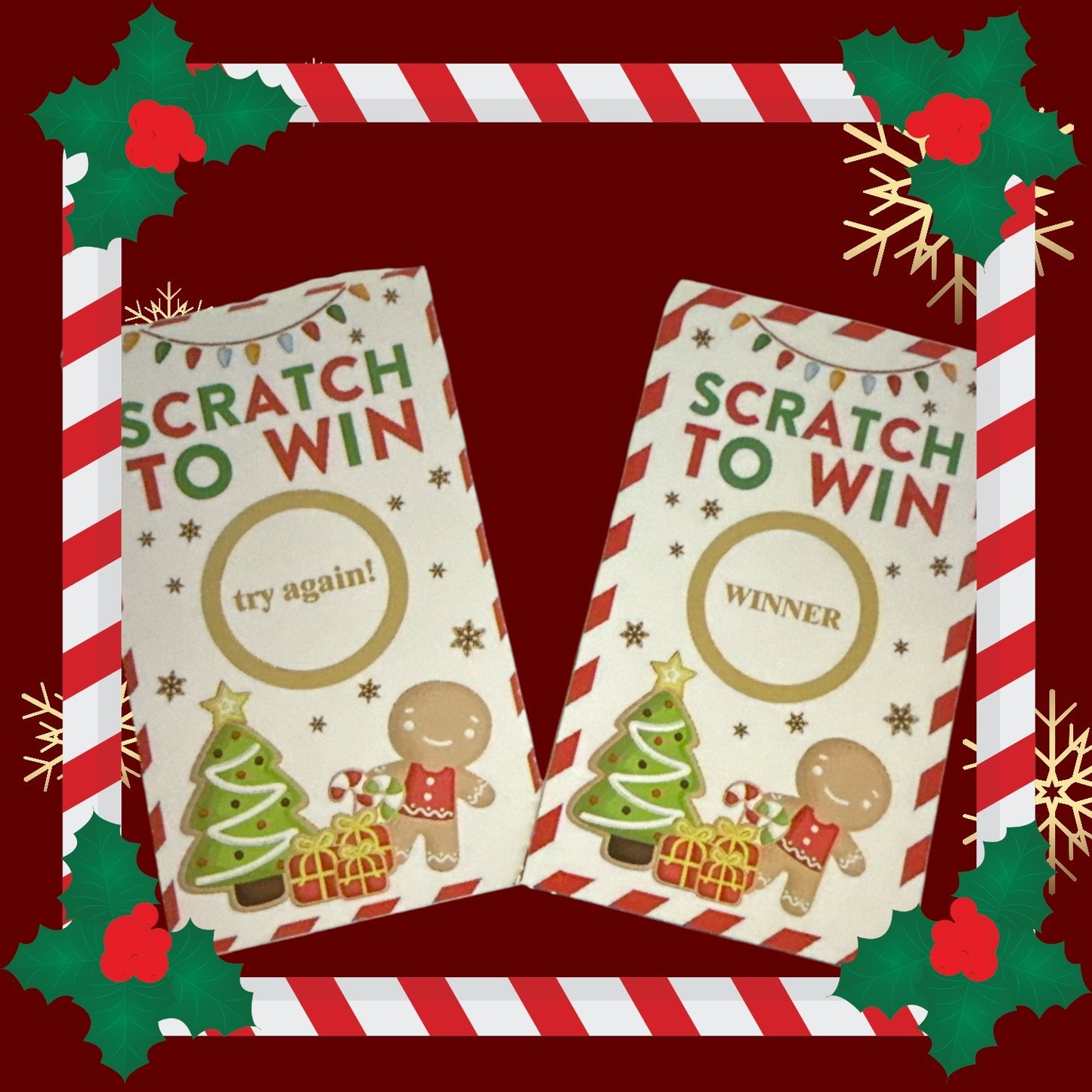 Christmas Scratch Offs - Live on TikTok 12/6 @2pm EST