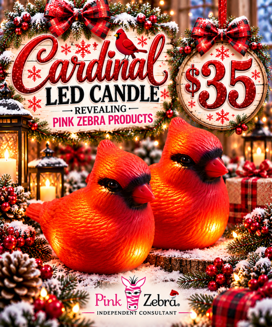 LED Cardinal Candles