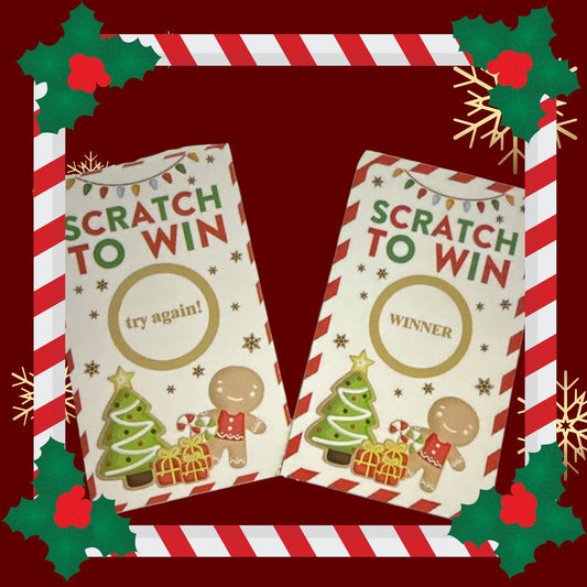 Christmas Scratch Offs - Live on TikTok 12/6 @2pm EST
